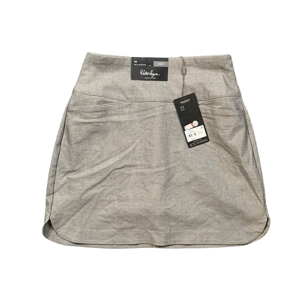 Walter Hagen Skort Womens XS Extra Small Light Gray Sculpt Performance Pull On
